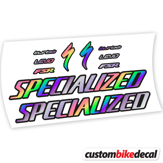 Aufkleber Specialized Turbo Levo Comp 2021, Rahmenaufkleber Vinyl