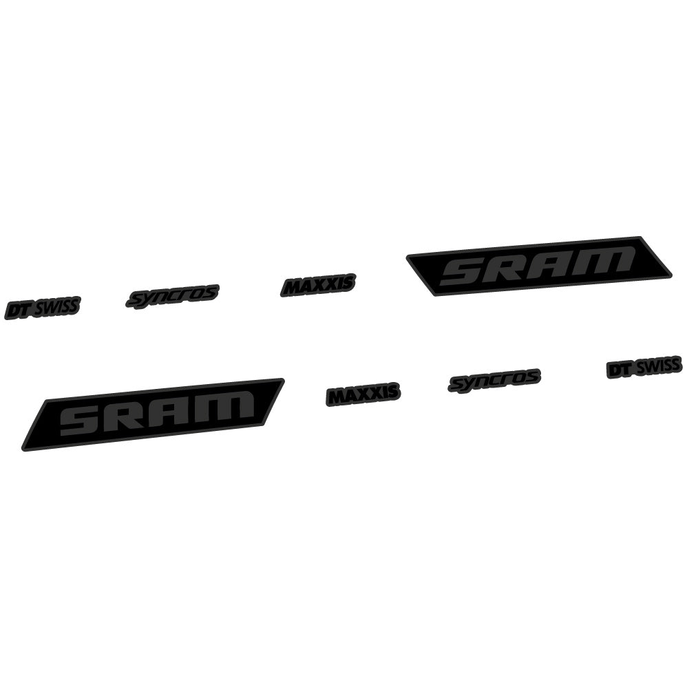 Aufkleber Sram Syncross Maxxis, kippbar, Sticker Vinyl