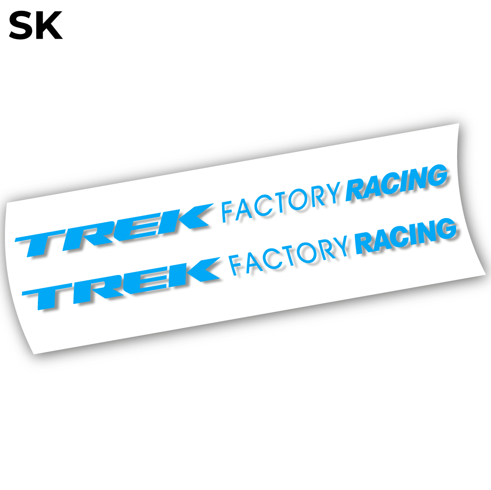 Decal, Trek Factory Racing, Bike Frame Sticker vinyl