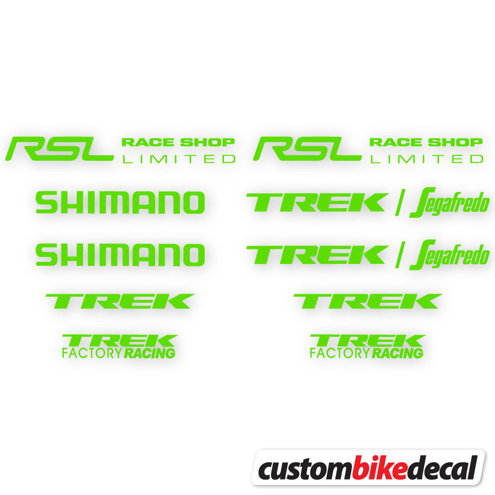 Decal, Trek Segafredo, Bike Frame, sticker vinyl