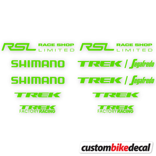 Decal, Trek Segafredo, Bike Frame, sticker vinyl