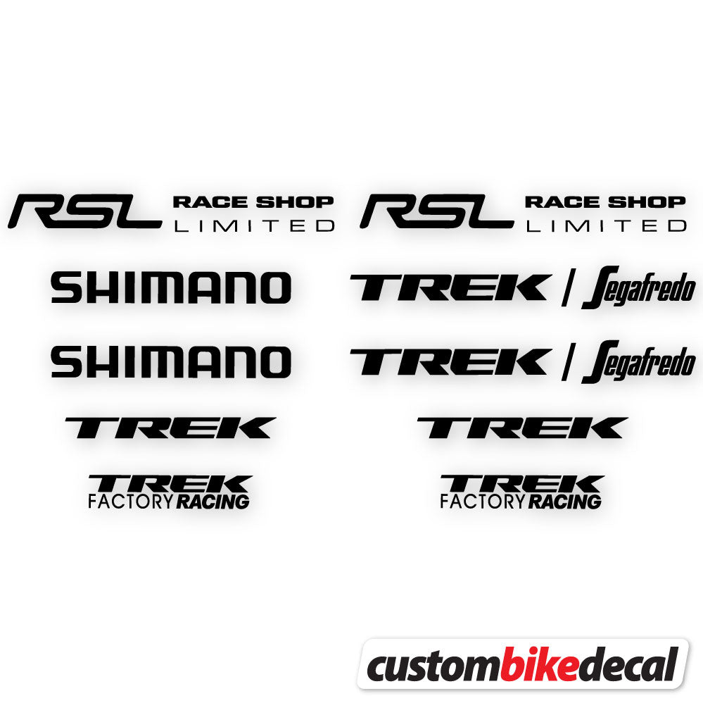 Decal, Trek Segafredo, Bike Frame, sticker vinyl