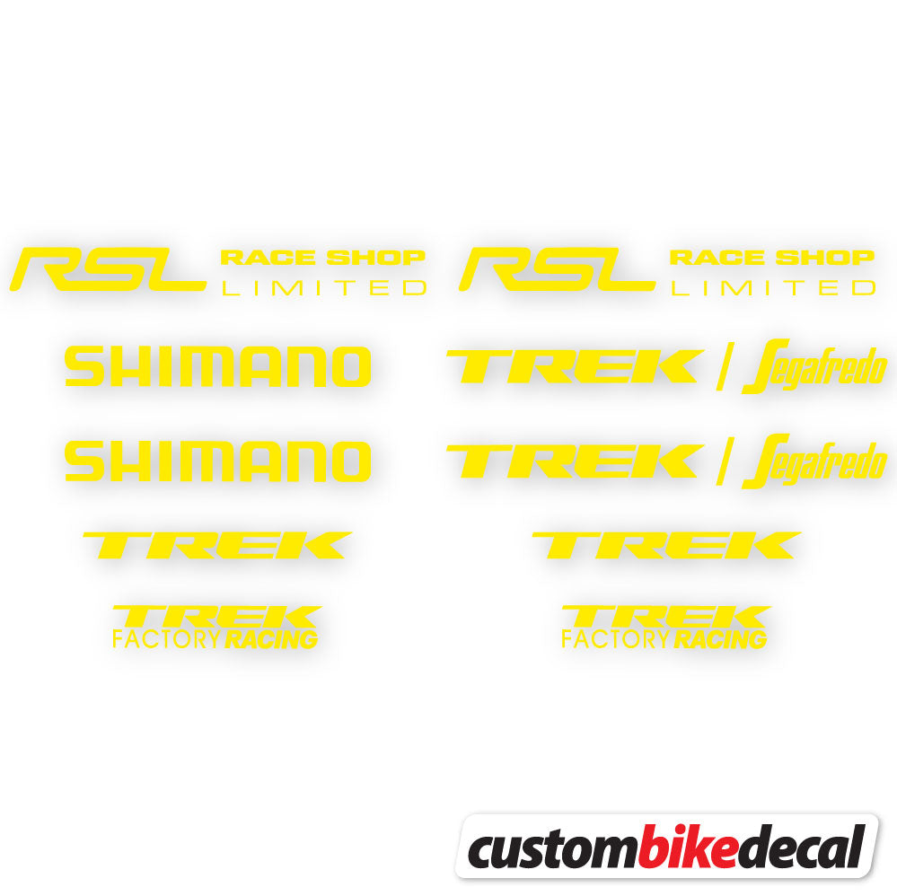 Decal, Trek Segafredo, Bike Frame, sticker vinyl