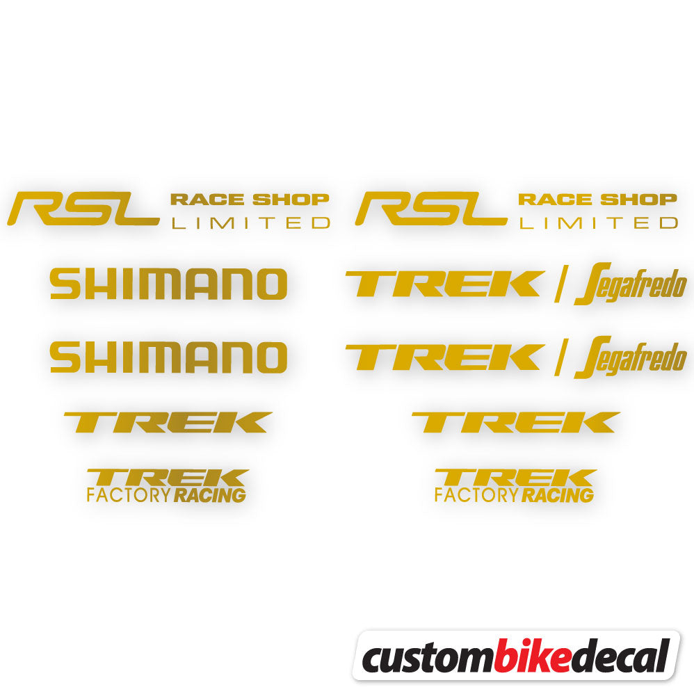 Decal, Trek Segafredo, Bike Frame, sticker vinyl