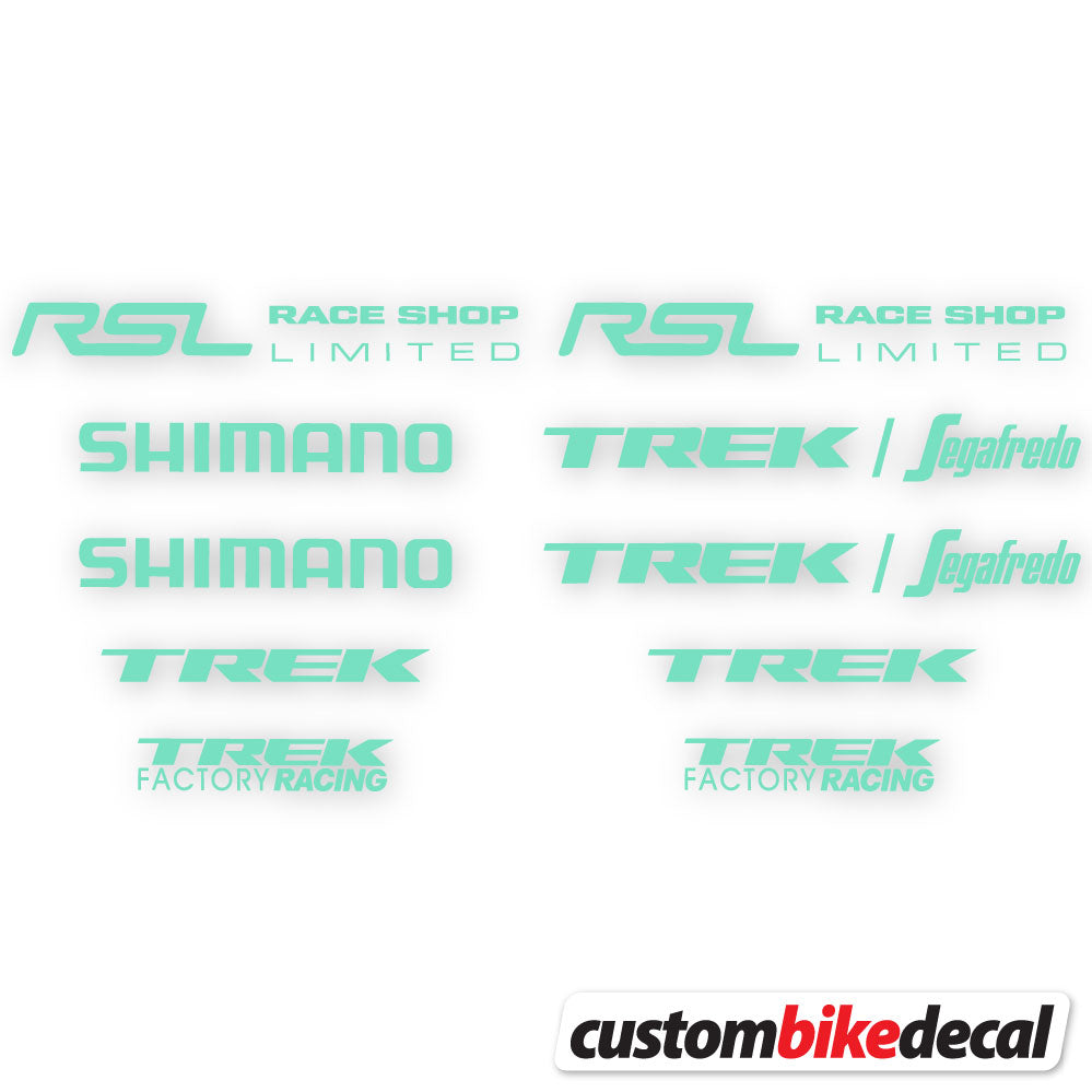 Decal, Trek Segafredo, Bike Frame, sticker vinyl