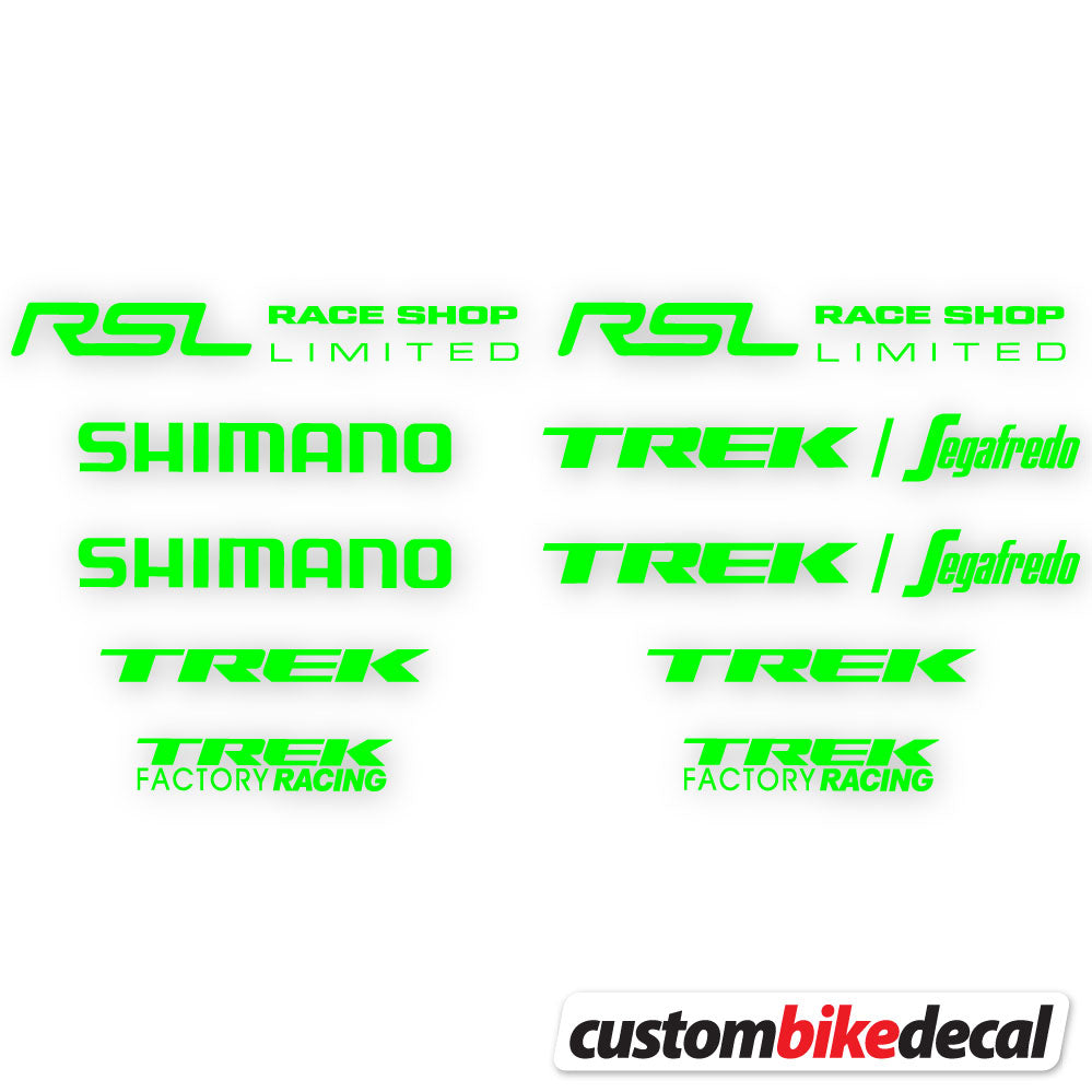 Decal, Trek Segafredo, Bike Frame, sticker vinyl