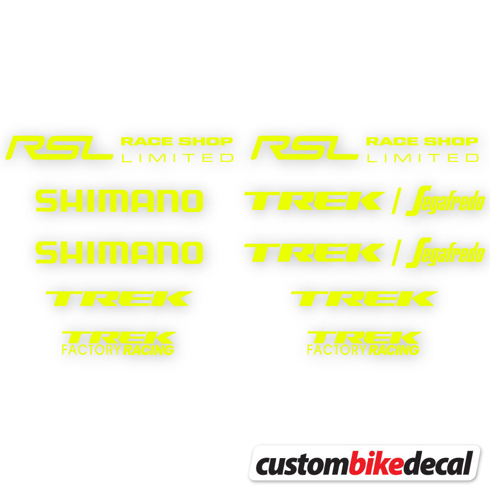 Decal, Trek Segafredo, Bike Frame, sticker vinyl