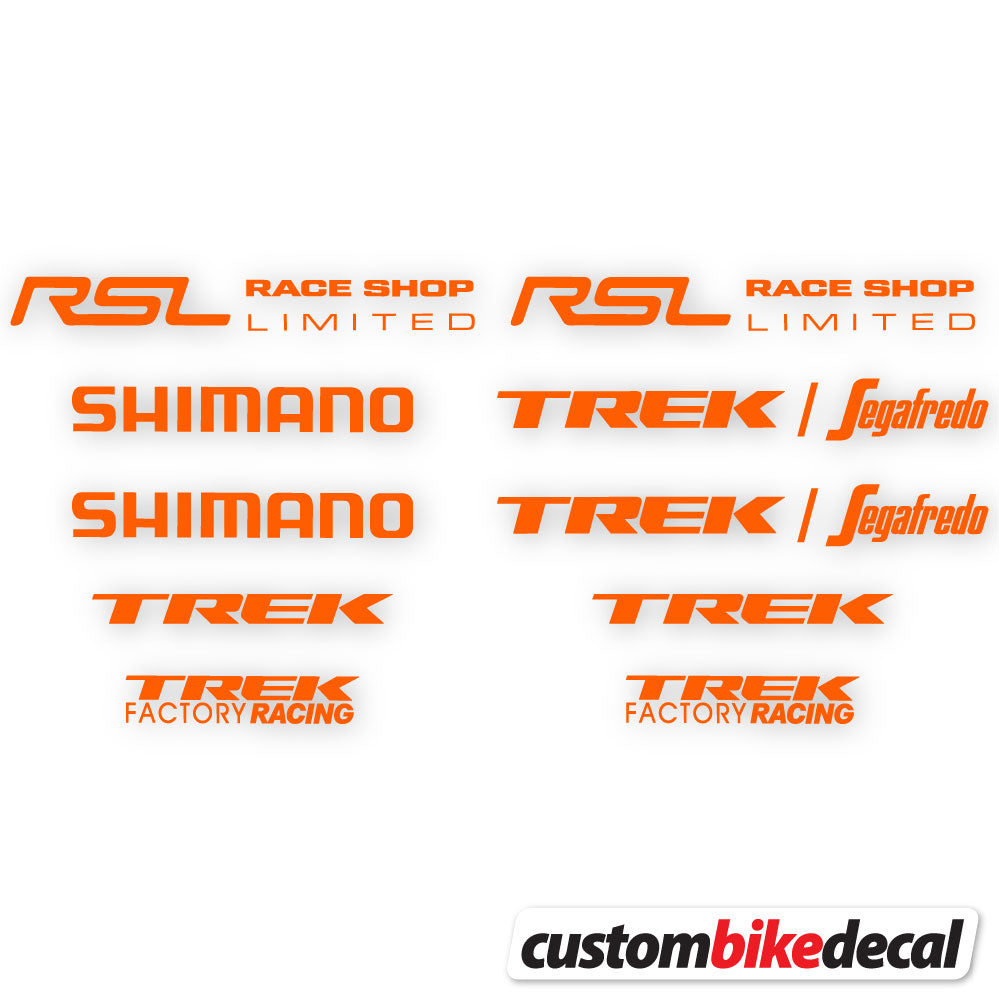 Decal, Trek Segafredo, Bike Frame, sticker vinyl