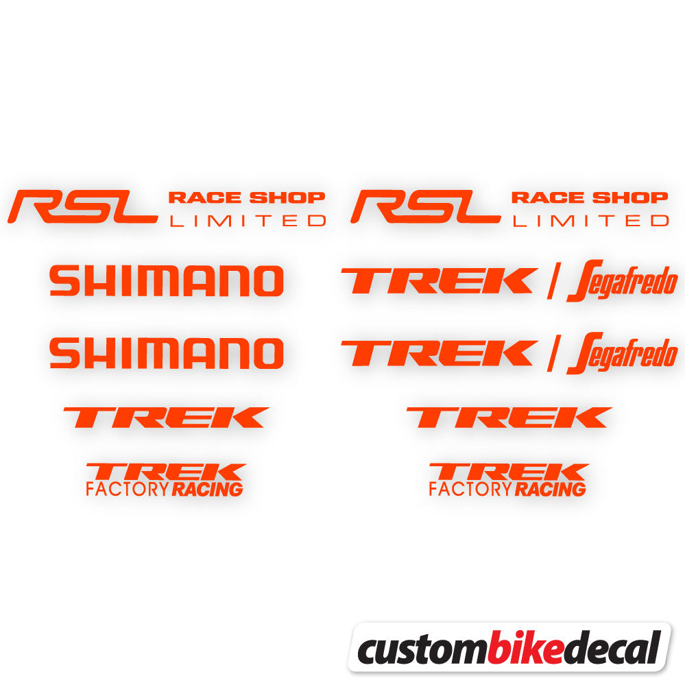 Decal, Trek Segafredo, Bike Frame, sticker vinyl