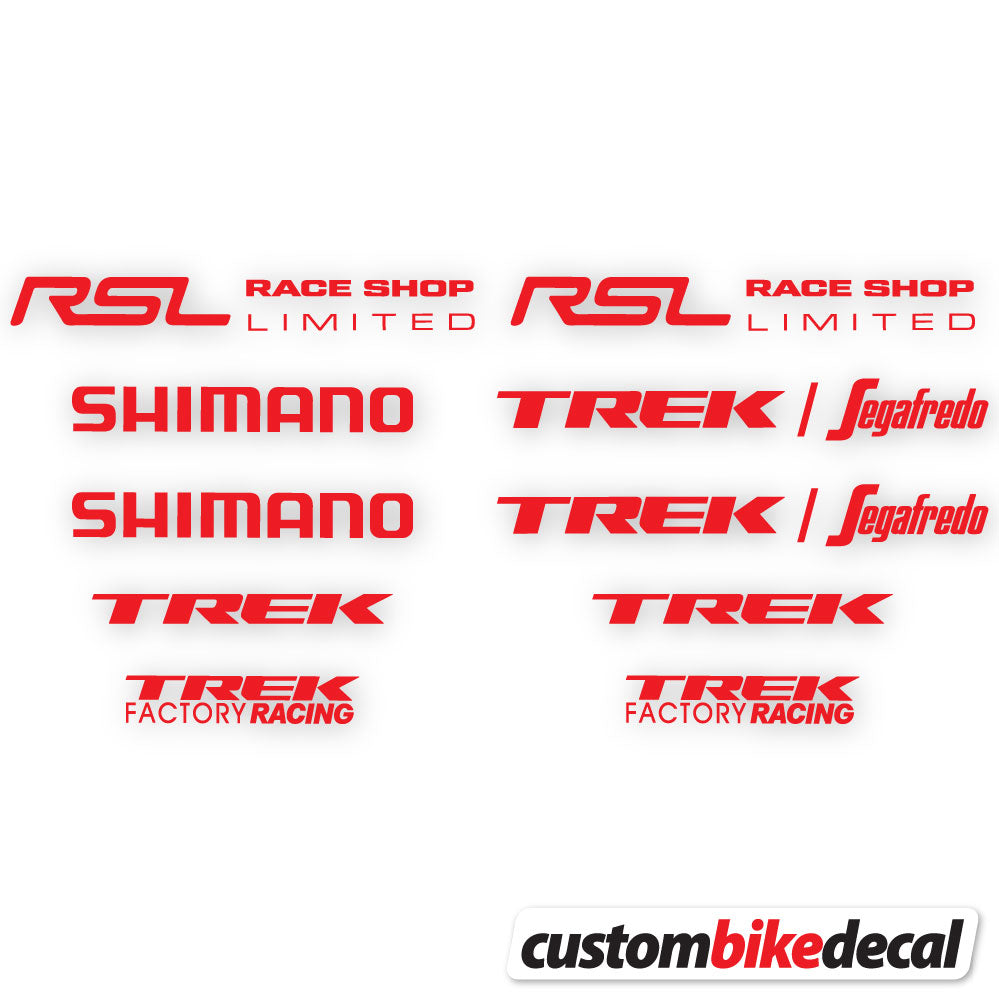 Decal, Trek Segafredo, Bike Frame, sticker vinyl