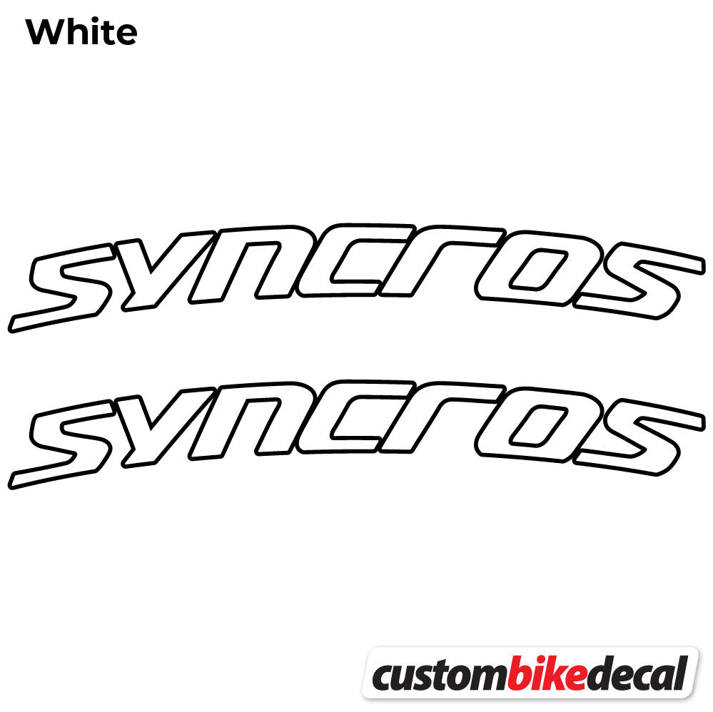 Aufkleber, Syncross Fraser IC SL, Lenkeraufkleber Vinyl