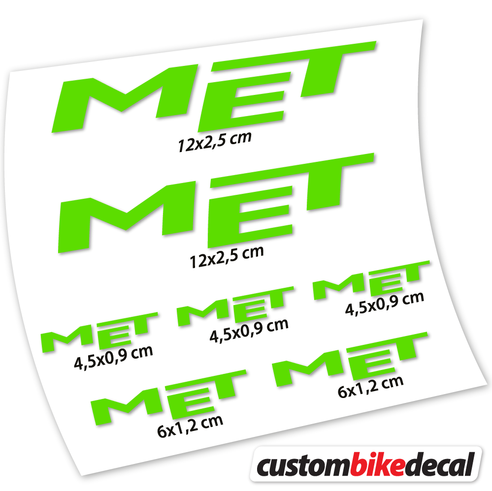 Decal Met, Helmet Sticker vinyl