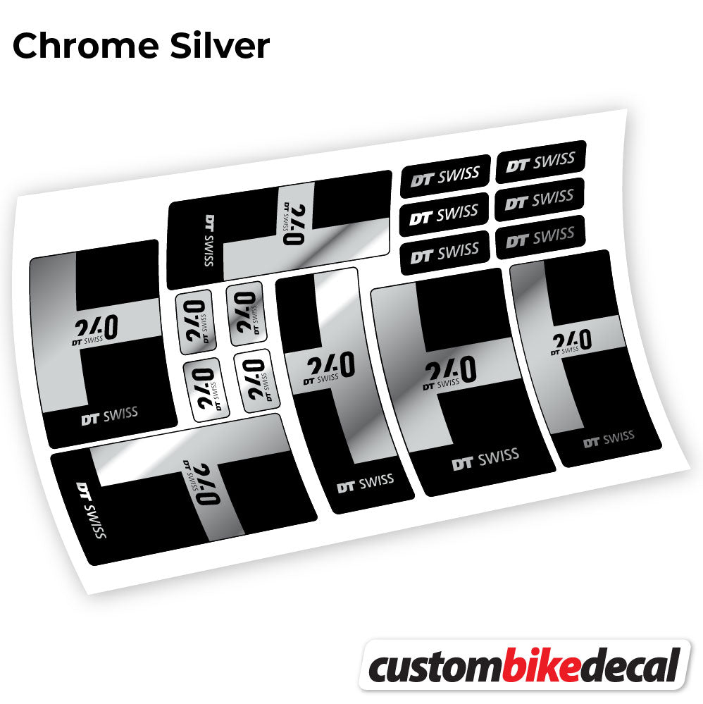 Aufkleber, DT Swiss 240 2021, Buchsen, Sticker Vinyl