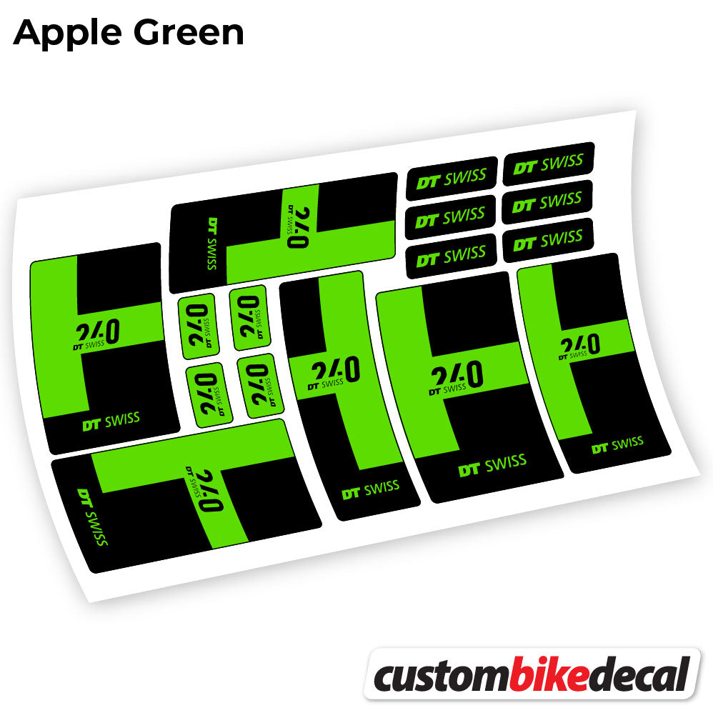 Aufkleber, DT Swiss 240 2021, Buchsen, Sticker Vinyl