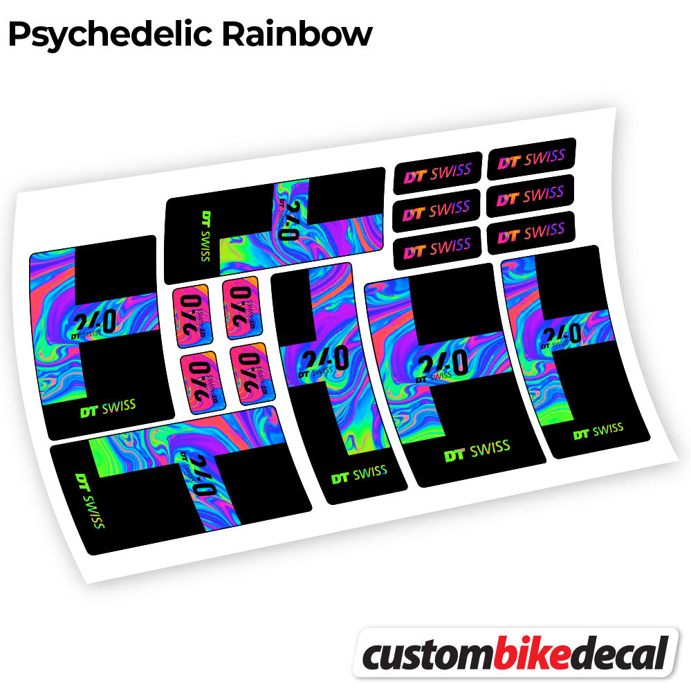 Aufkleber, DT Swiss 240 2021, Buchsen, Sticker Vinyl