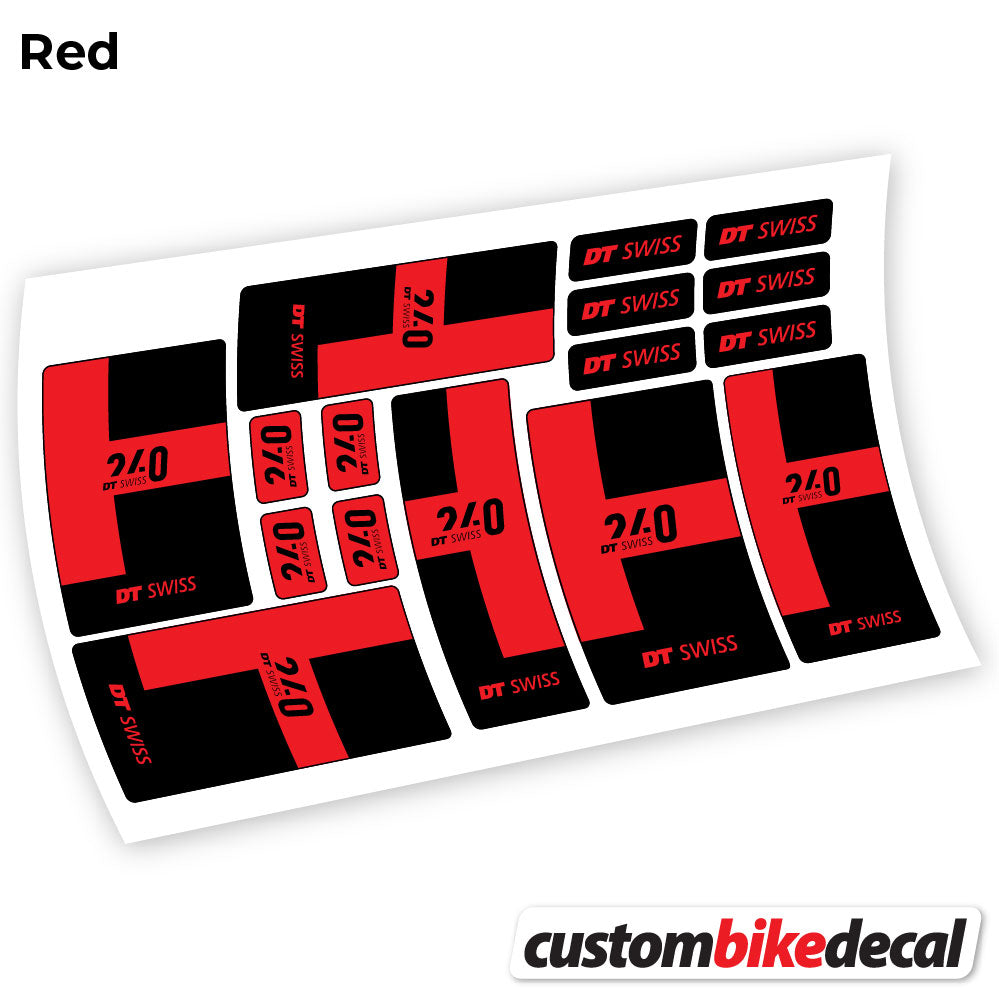 Aufkleber, DT Swiss 240 2021, Buchsen, Sticker Vinyl