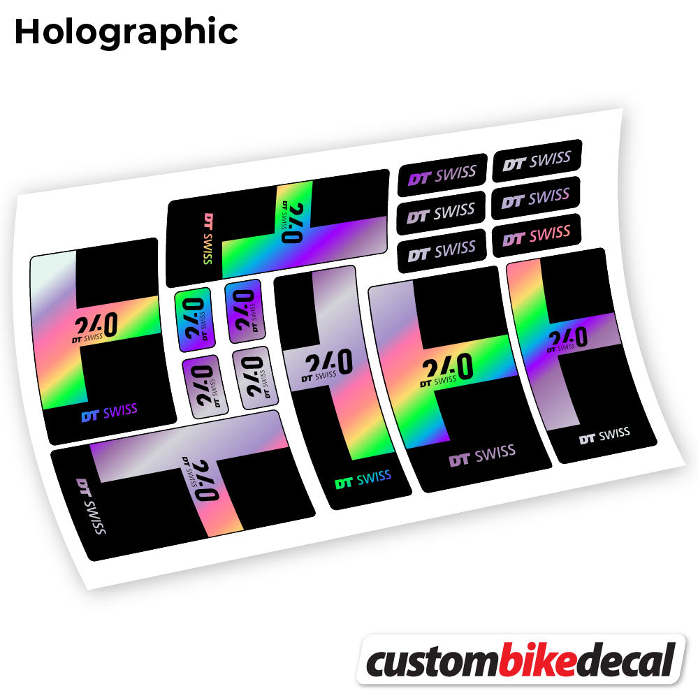 Aufkleber, DT Swiss 240 2021, Buchsen, Sticker Vinyl