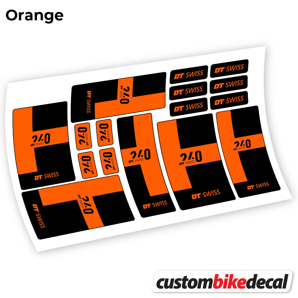 Aufkleber, DT Swiss 240 2021, Buchsen, Sticker Vinyl