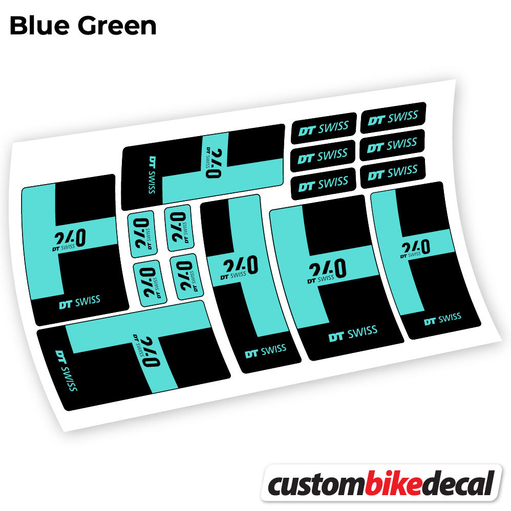 Aufkleber, DT Swiss 240 2021, Buchsen, Sticker Vinyl