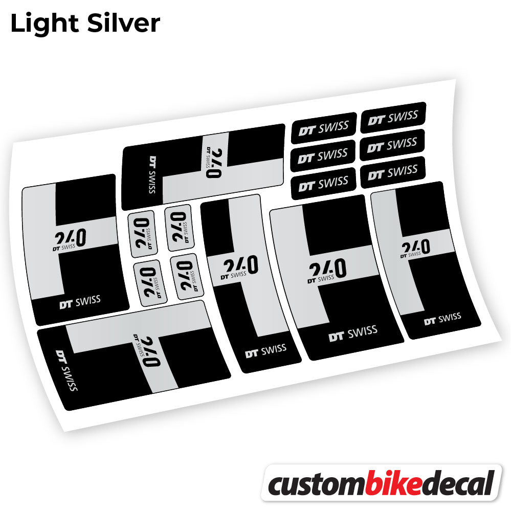 Aufkleber, DT Swiss 240 2021, Buchsen, Sticker Vinyl