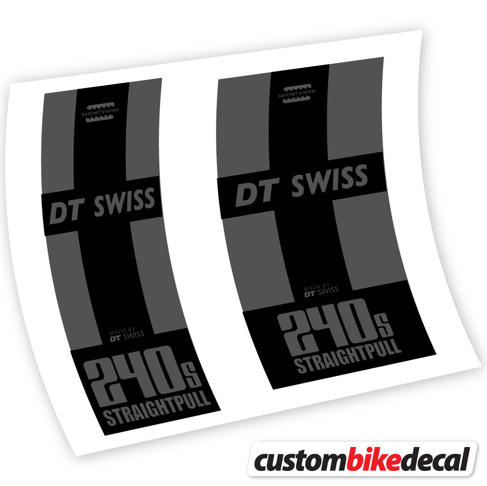 Vinyl-Aufkleber kompatibel mit DT Swiss 240 Straightpull Hub – benutzerdefinierte Hub-Aufkleber