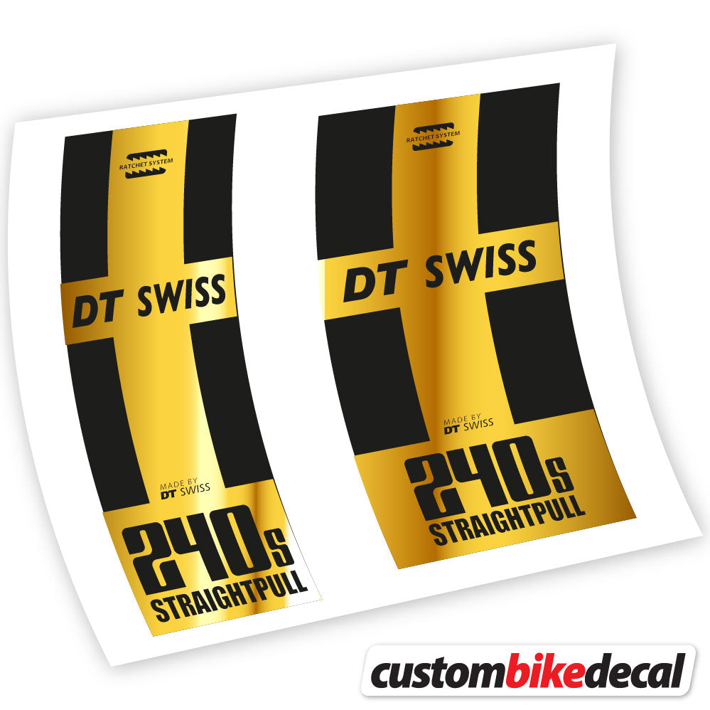 Vinyl-Aufkleber kompatibel mit DT Swiss 240 Straightpull Hub – benutzerdefinierte Hub-Aufkleber