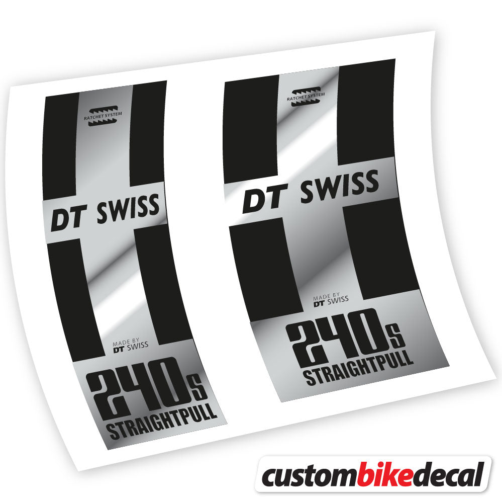 Vinyl-Aufkleber kompatibel mit DT Swiss 240 Straightpull Hub – benutzerdefinierte Hub-Aufkleber
