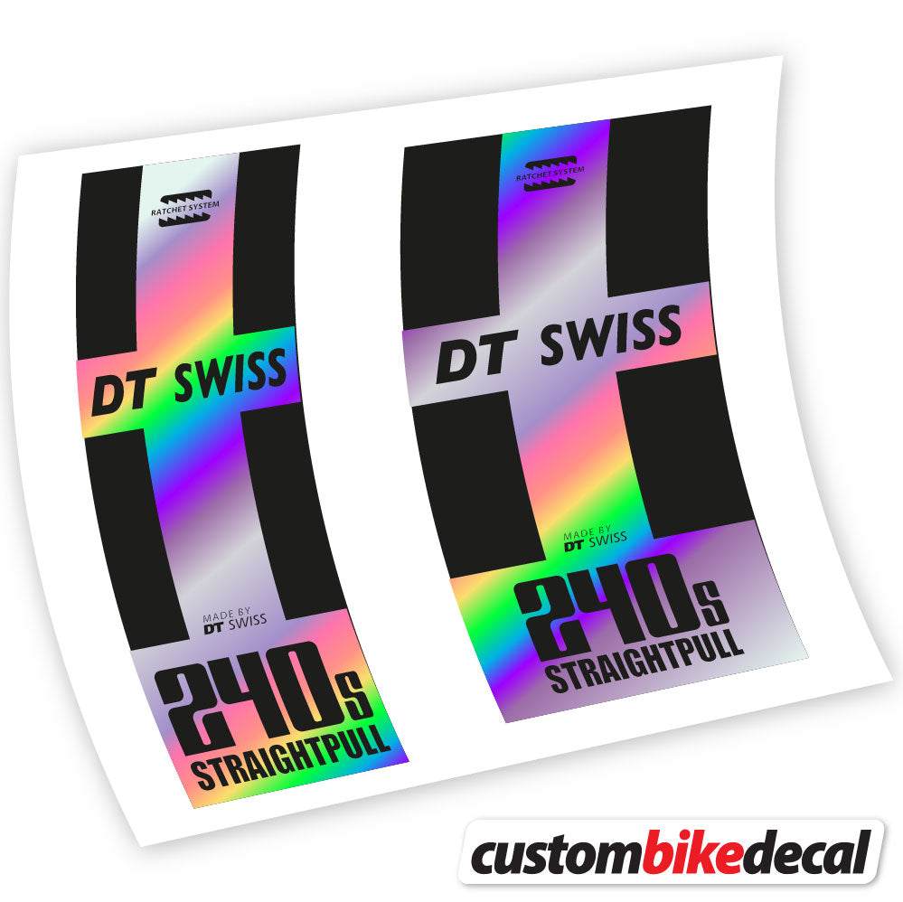 Vinyl-Aufkleber kompatibel mit DT Swiss 240 Straightpull Hub – benutzerdefinierte Hub-Aufkleber