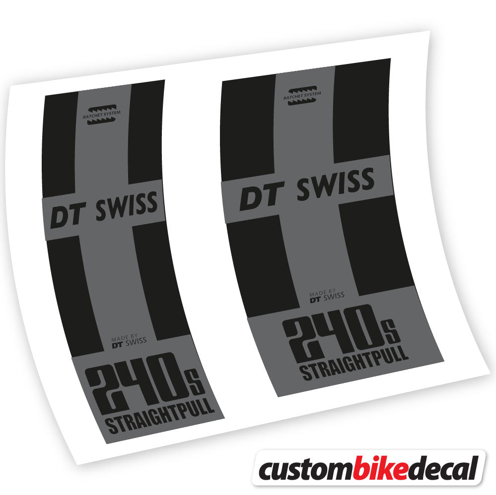 Vinyl-Aufkleber kompatibel mit DT Swiss 240 Straightpull Hub – benutzerdefinierte Hub-Aufkleber