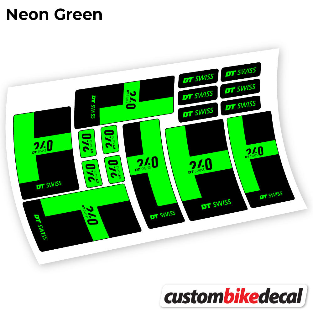 Aufkleber, DT Swiss 240 2021, Buchsen, Sticker Vinyl