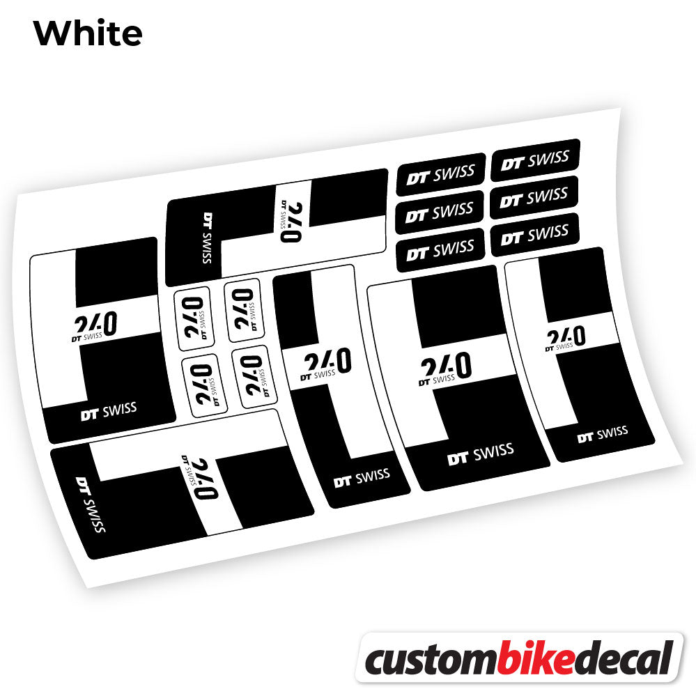 Aufkleber, DT Swiss 240 2021, Buchsen, Sticker Vinyl
