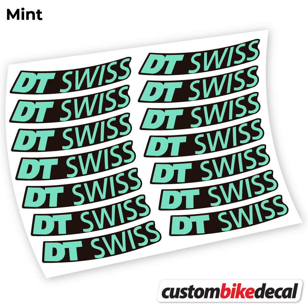 Aufkleber, DT Swiss Logo, Mountainbikes, Vinyl-Aufkleber