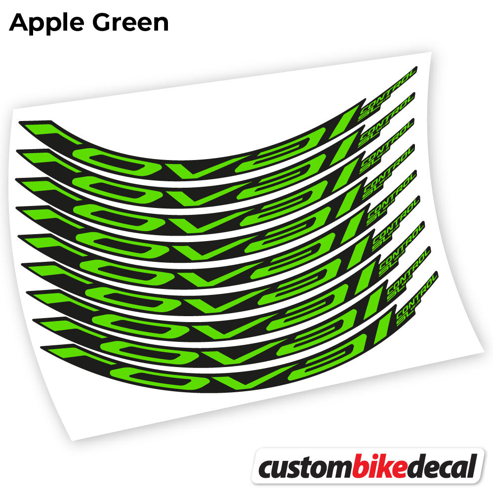 Aufkleber, Roval Control SL 2021, Mountainbike-Aufkleber, Vinyl