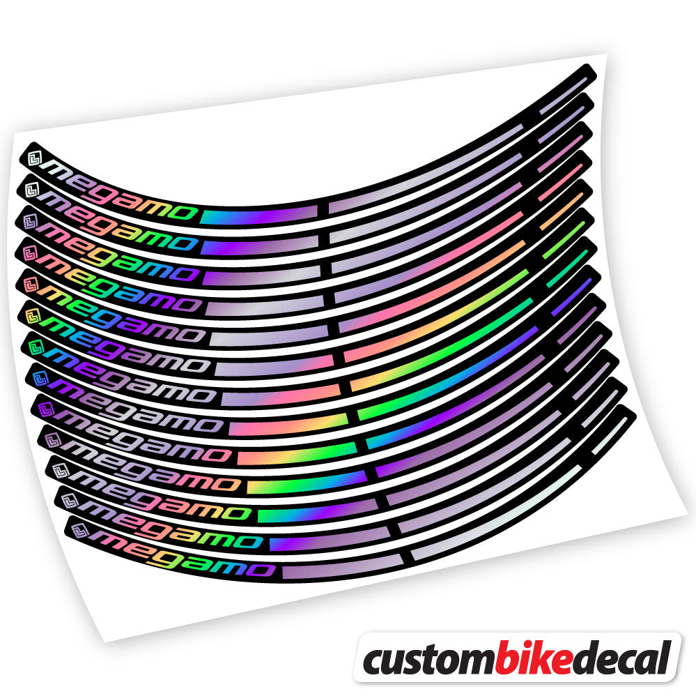 Aufkleber, Megamo, Mountainbike-Aufkleber, Vinyl