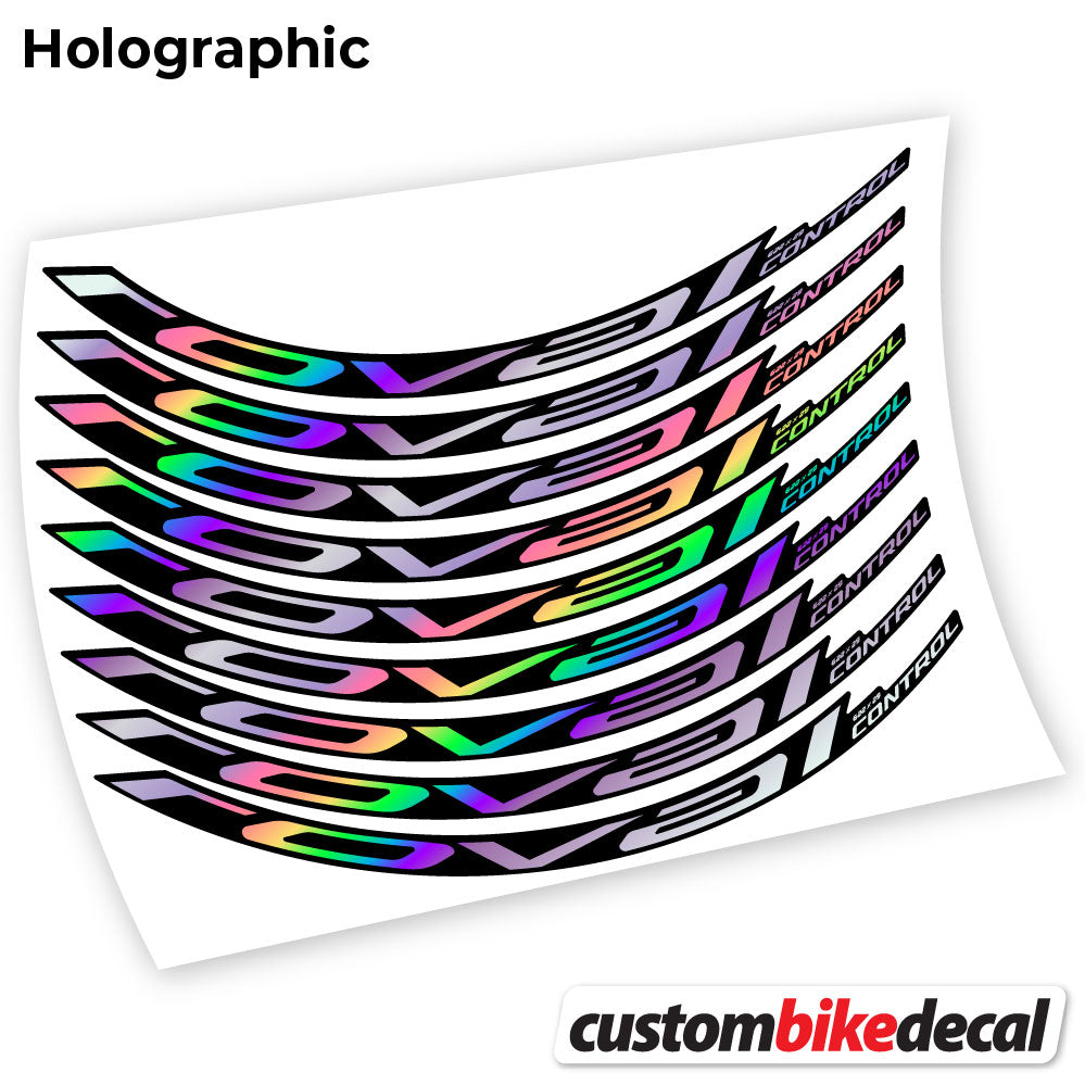 Aufkleber, Roval Control Carbon 2021, Mountainbike-Aufkleber, Vinyl