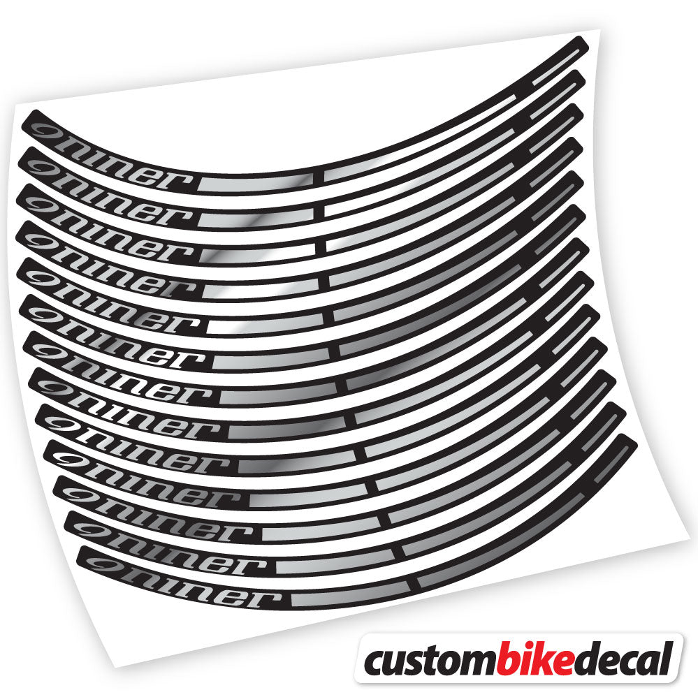 Aufkleber, Niner, Mountainbike-Aufkleber, Vinyl