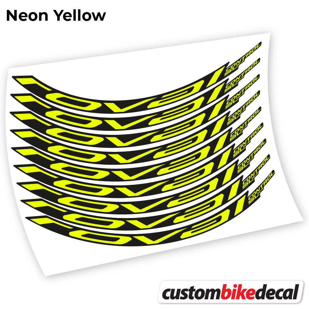 Aufkleber, Roval Control SL 2021, Mountainbike-Aufkleber, Vinyl