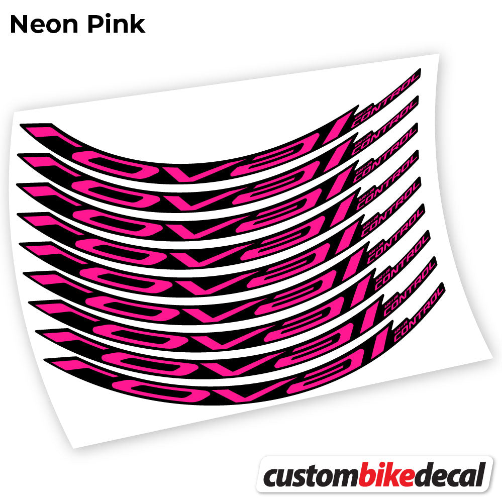 Aufkleber, Roval Control Carbon 2021, Mountainbike-Aufkleber, Vinyl