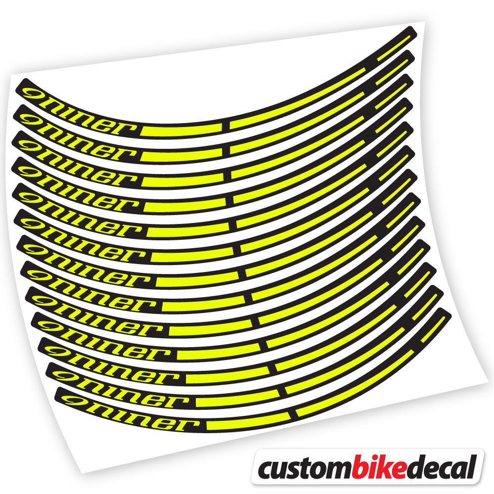 Aufkleber, Niner, Mountainbike-Aufkleber, Vinyl
