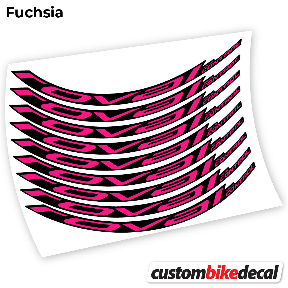 Aufkleber, Roval Control Carbon 2021, Mountainbike-Aufkleber, Vinyl