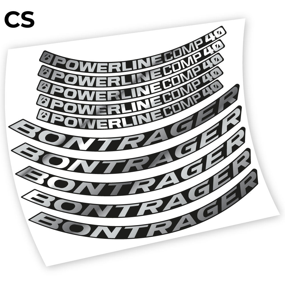 Decal Bontrager Powerline Comp 40, Mountain Wheel Bikes sticker vinyl