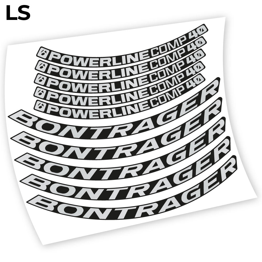 Decal Bontrager Powerline Comp 40, Mountain Wheel Bikes sticker vinyl