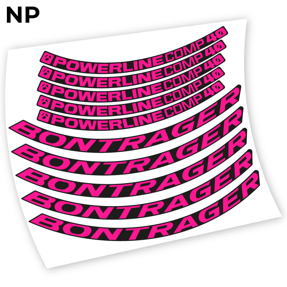 Decal Bontrager Powerline Comp 40, Mountain Wheel Bikes sticker vinyl