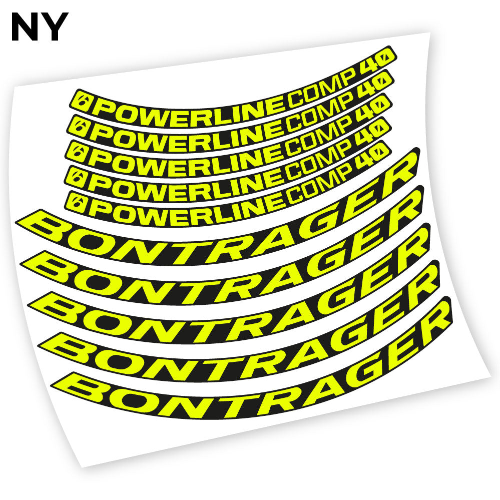 Decal Bontrager Powerline Comp 40, Mountain Wheel Bikes sticker vinyl