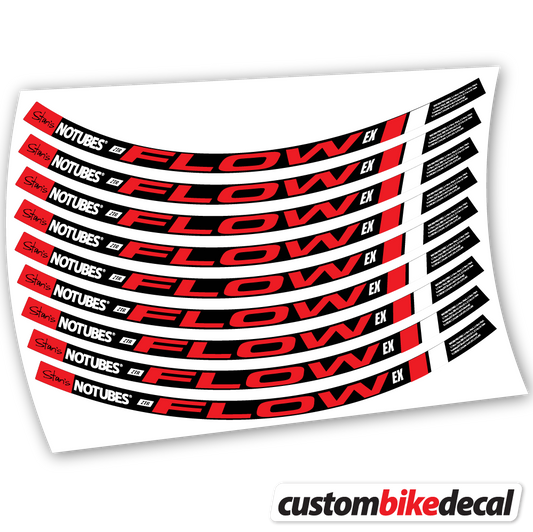 Aufkleber Notubes ZTR Flow Ex 2015, Mountainbikes MTB Sticker Vinyl