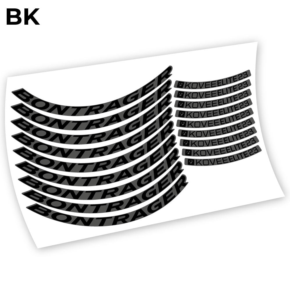 Aufkleber Bontrager Kovee Elite 23, Mountainbike-Aufkleber Vinyl