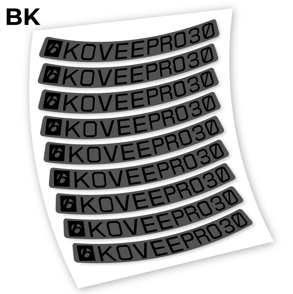 Aufkleber, Bontrager KoveePro32, Mountainbike-Aufkleber, Vinyl