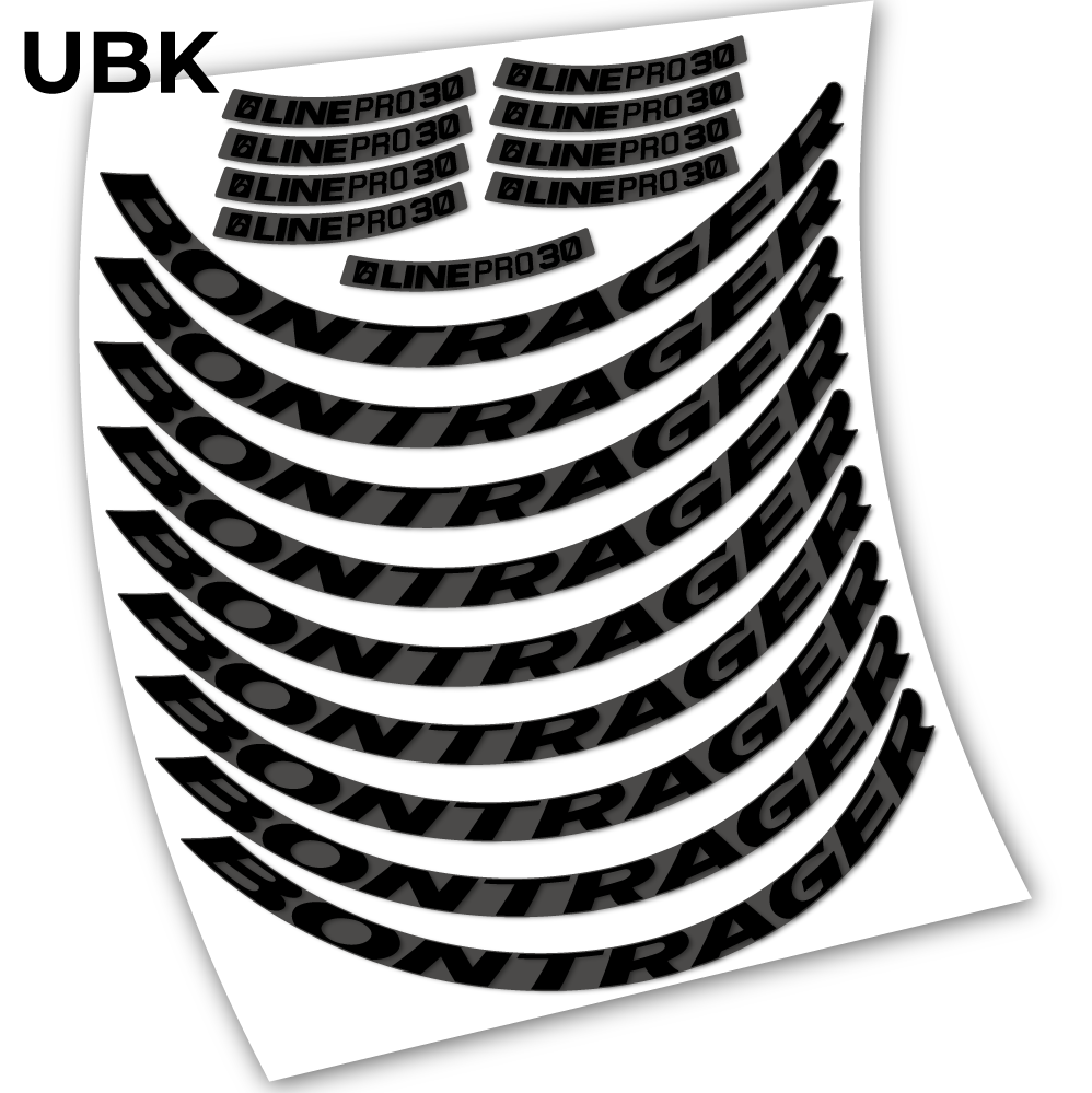 Aufkleber, Bontrager Line Pro 30, Mountainbike-Aufkleber, Vinyl