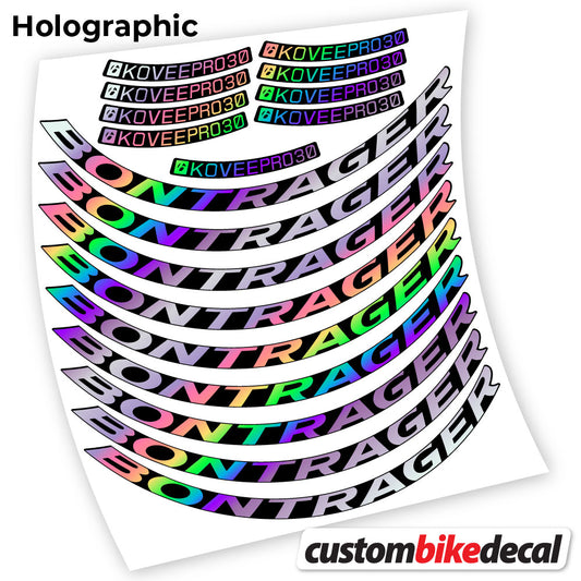 Aufkleber, Bontrager Kovee PRO 30, Mountainbike-Aufkleber, Vinyl