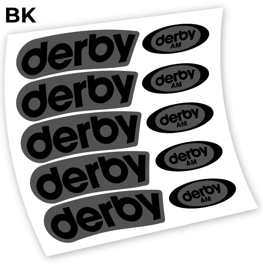 Aufkleber, Derby Carbon AM, Mountainbike-Aufkleber, Vinyl